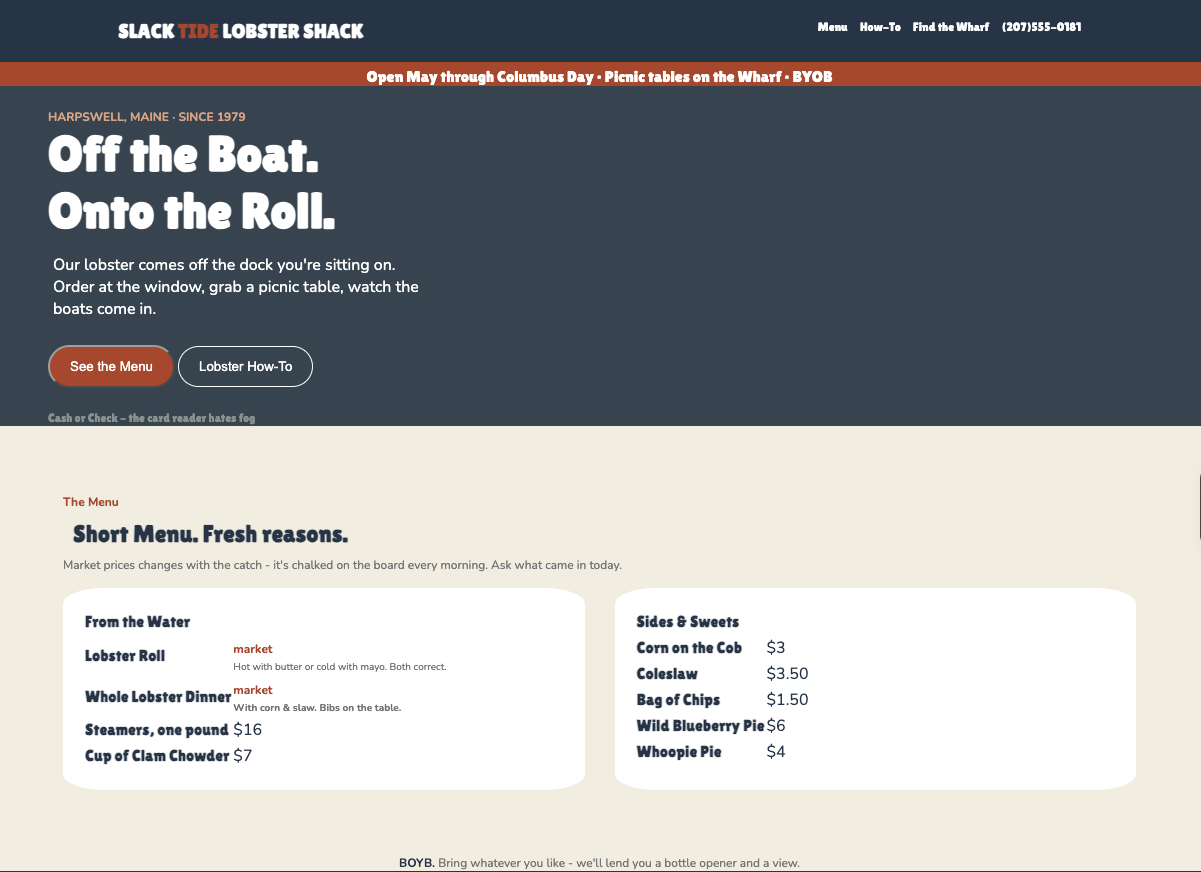 Main Lobster project preview