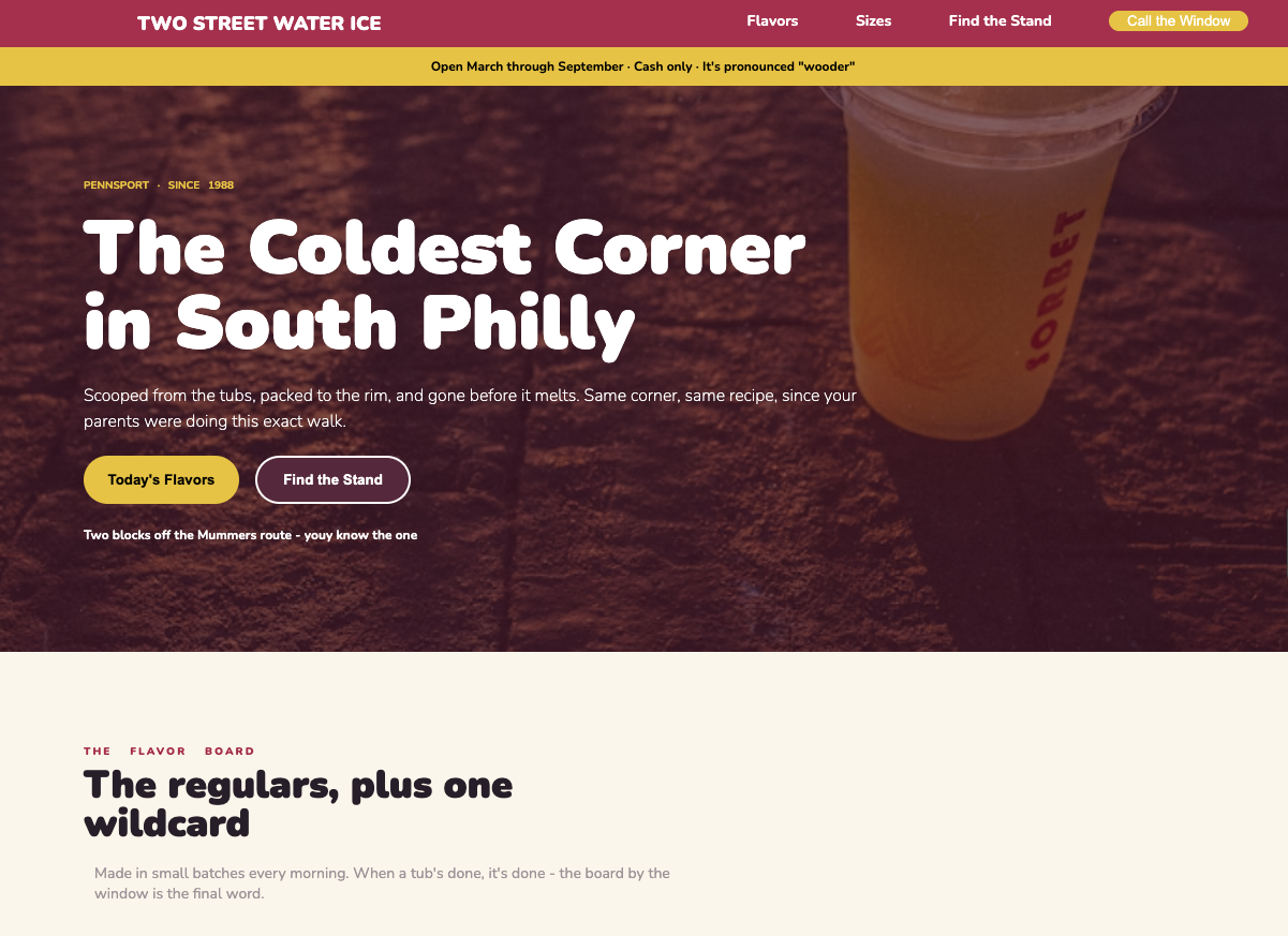 Philly Ice Water project preview